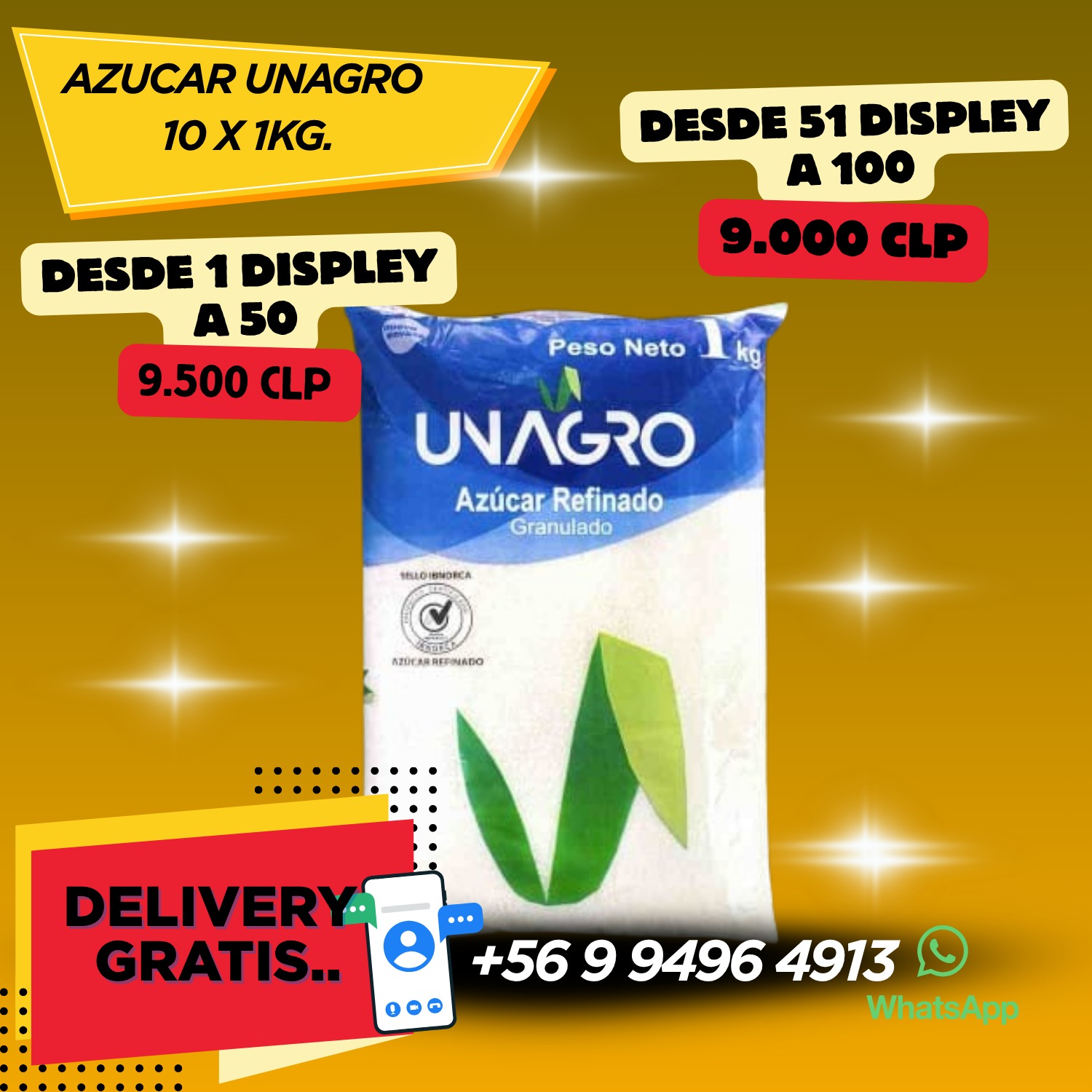 AZUCAR UNAGRO 10X1KG