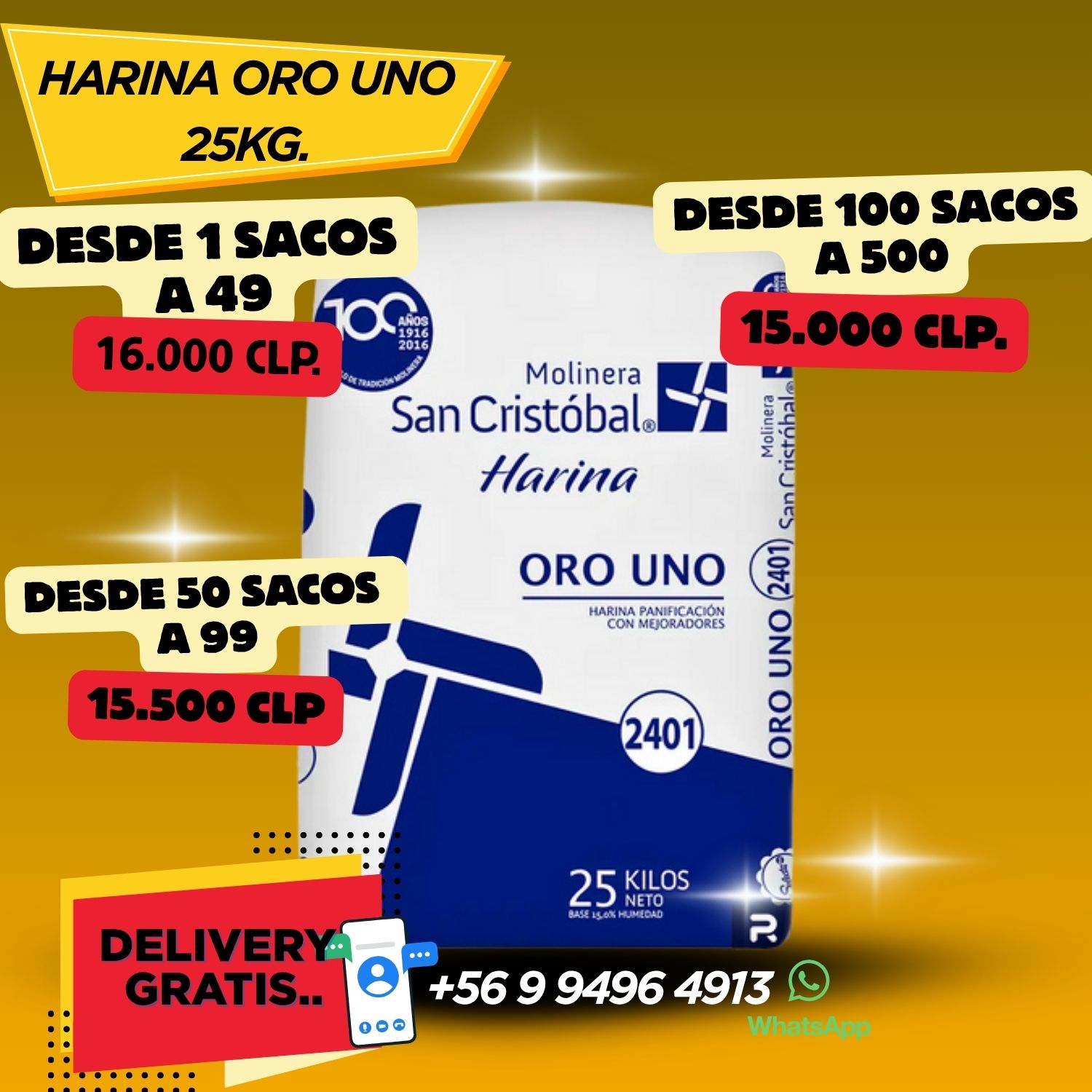 harina oro
