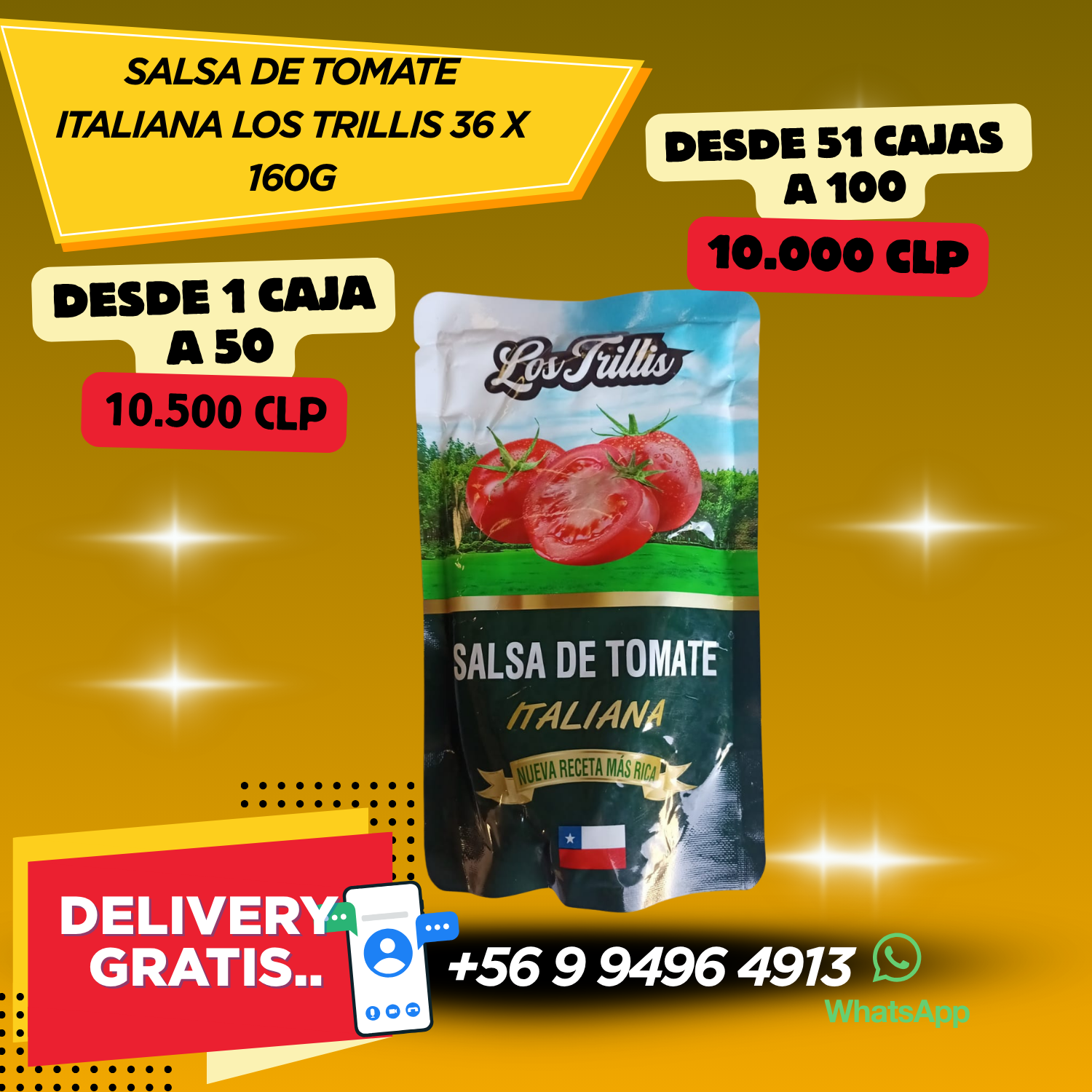 salsa de tomate los trillis