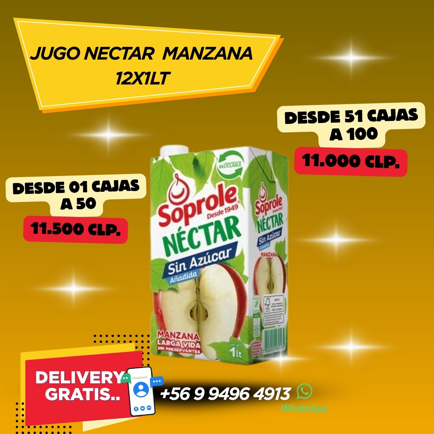 jugo nectar manzana 12x 1lt (1)