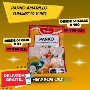 PANKO AMARILLO YUMART 10 X 1KG
