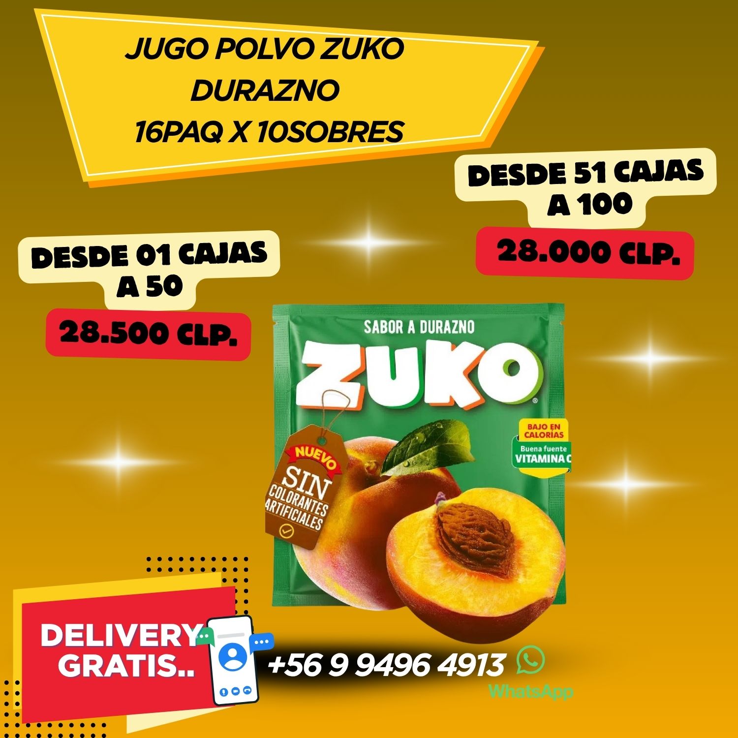 jugo durazno