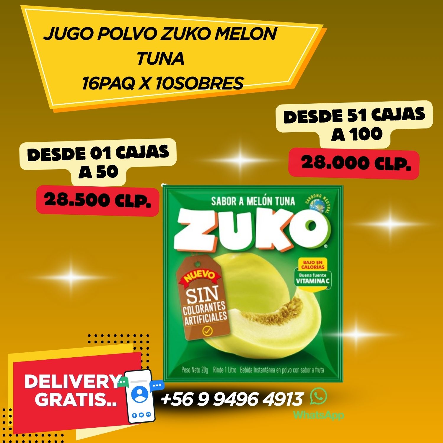 jugo melon tuna
